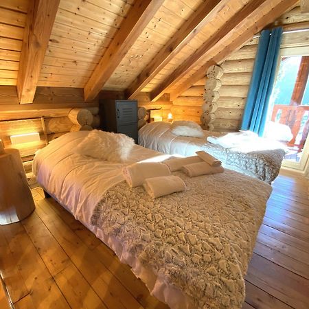 L'Oursblanc Chalet En Rondins La Bresse Esterno foto