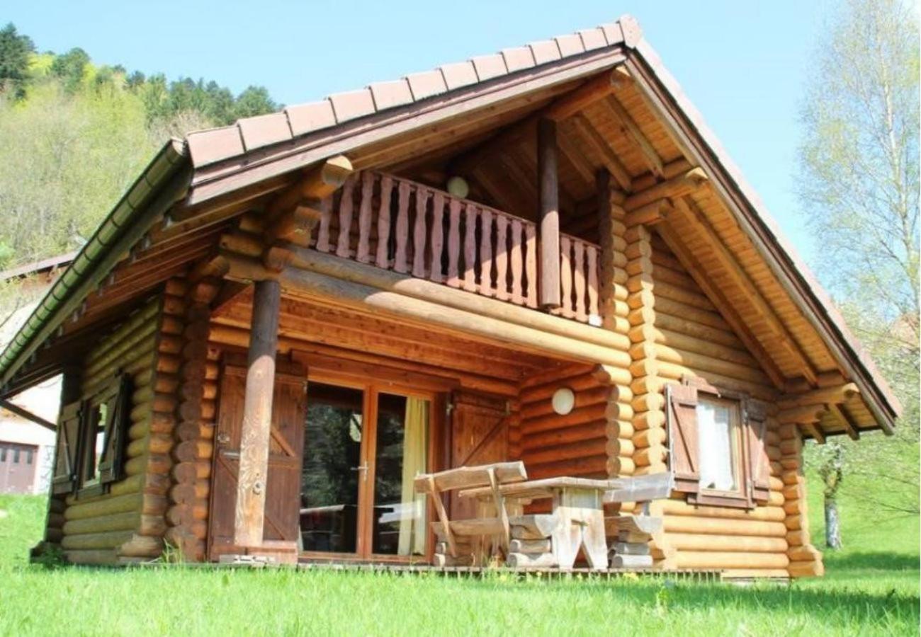 L'Oursblanc Chalet En Rondins La Bresse Esterno foto
