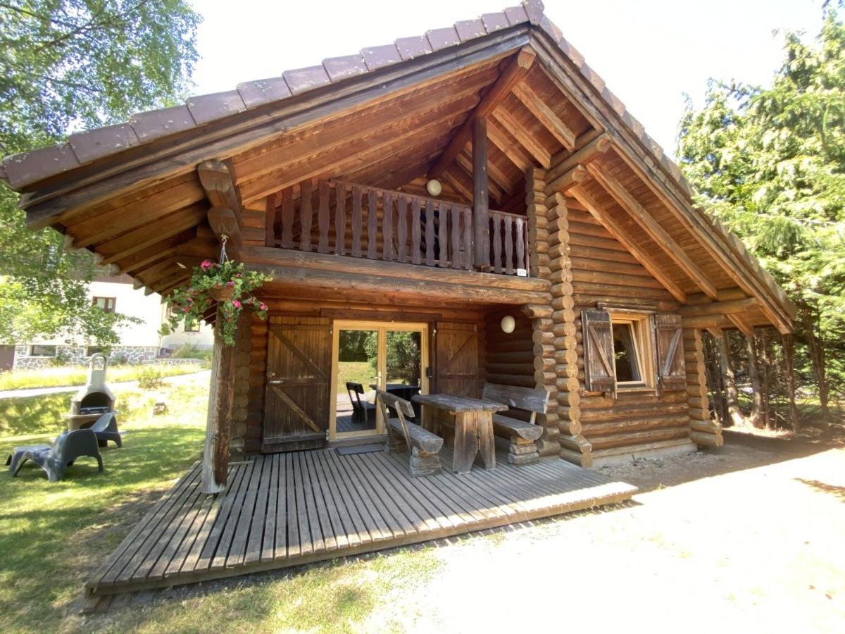 L'Oursblanc Chalet En Rondins La Bresse Esterno foto