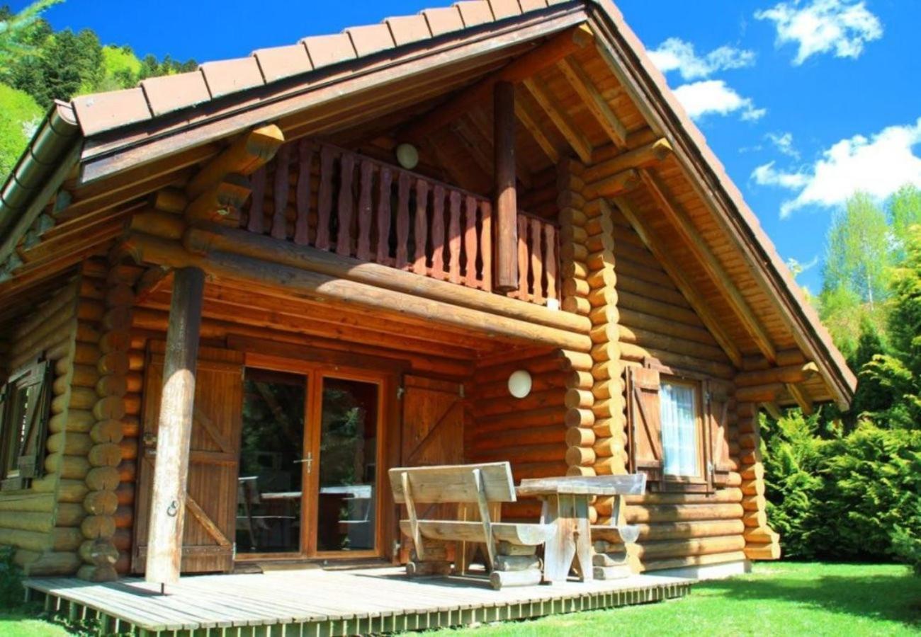L'Oursblanc Chalet En Rondins La Bresse Esterno foto