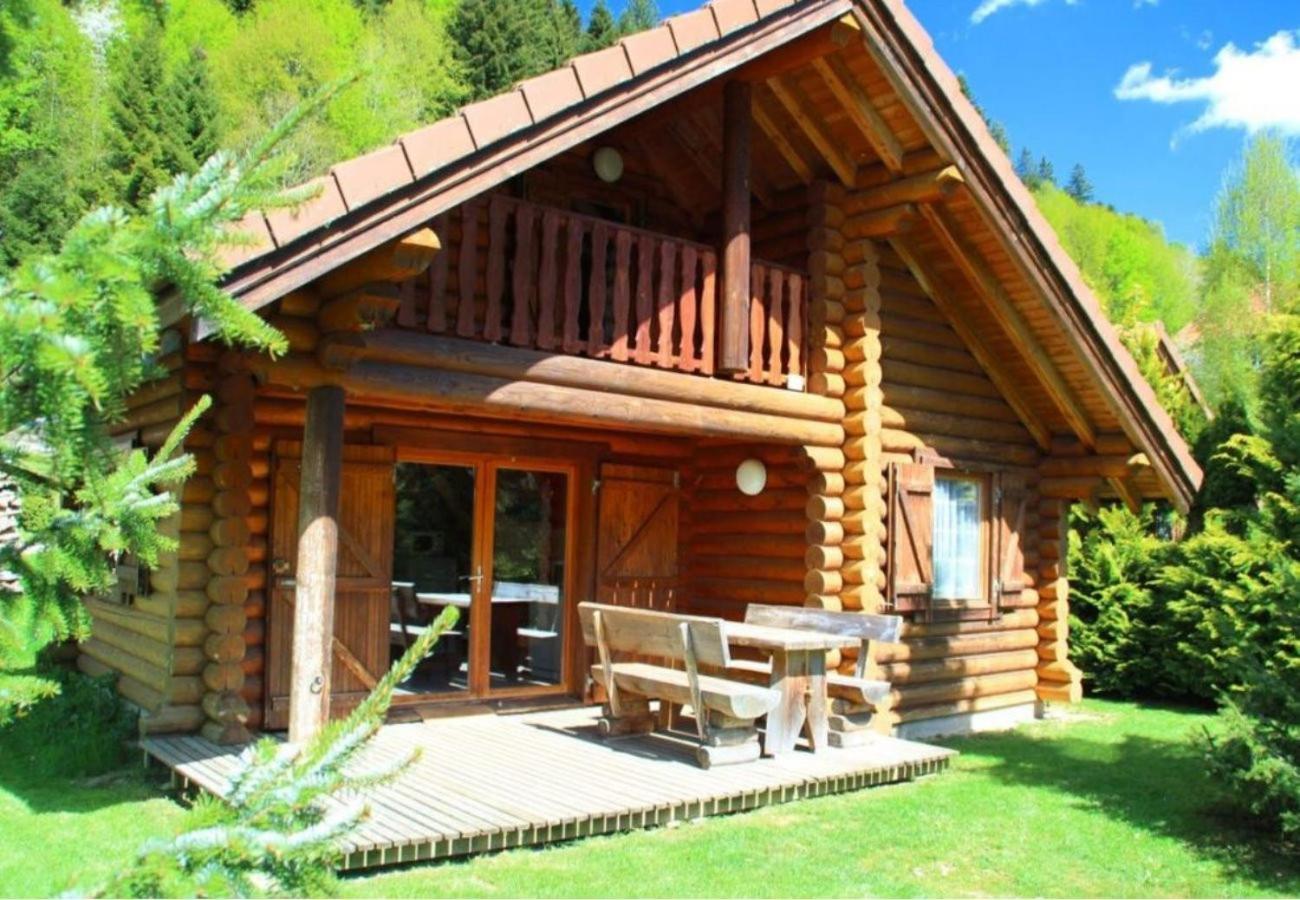 L'Oursblanc Chalet En Rondins La Bresse Esterno foto