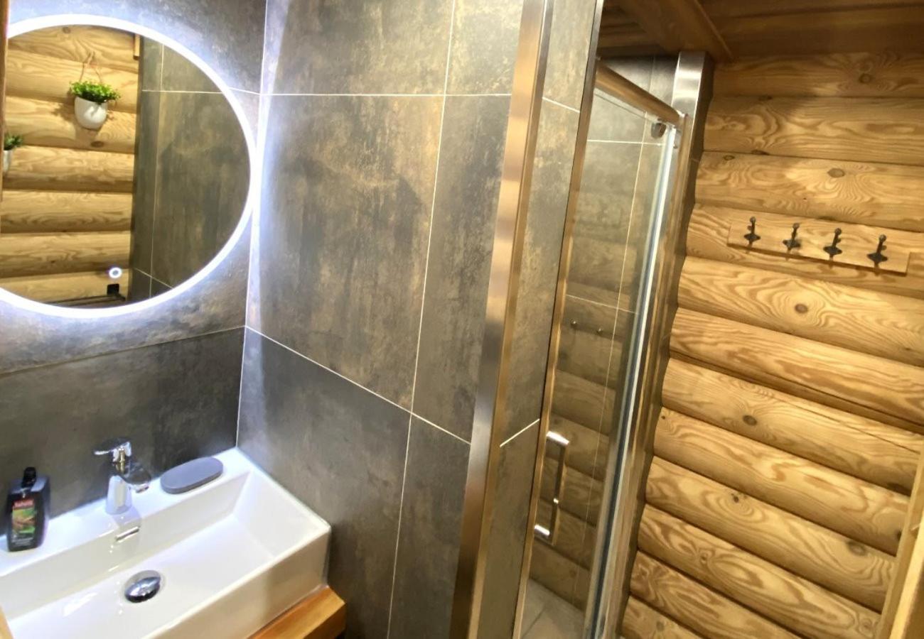 L'Oursblanc Chalet En Rondins La Bresse Esterno foto