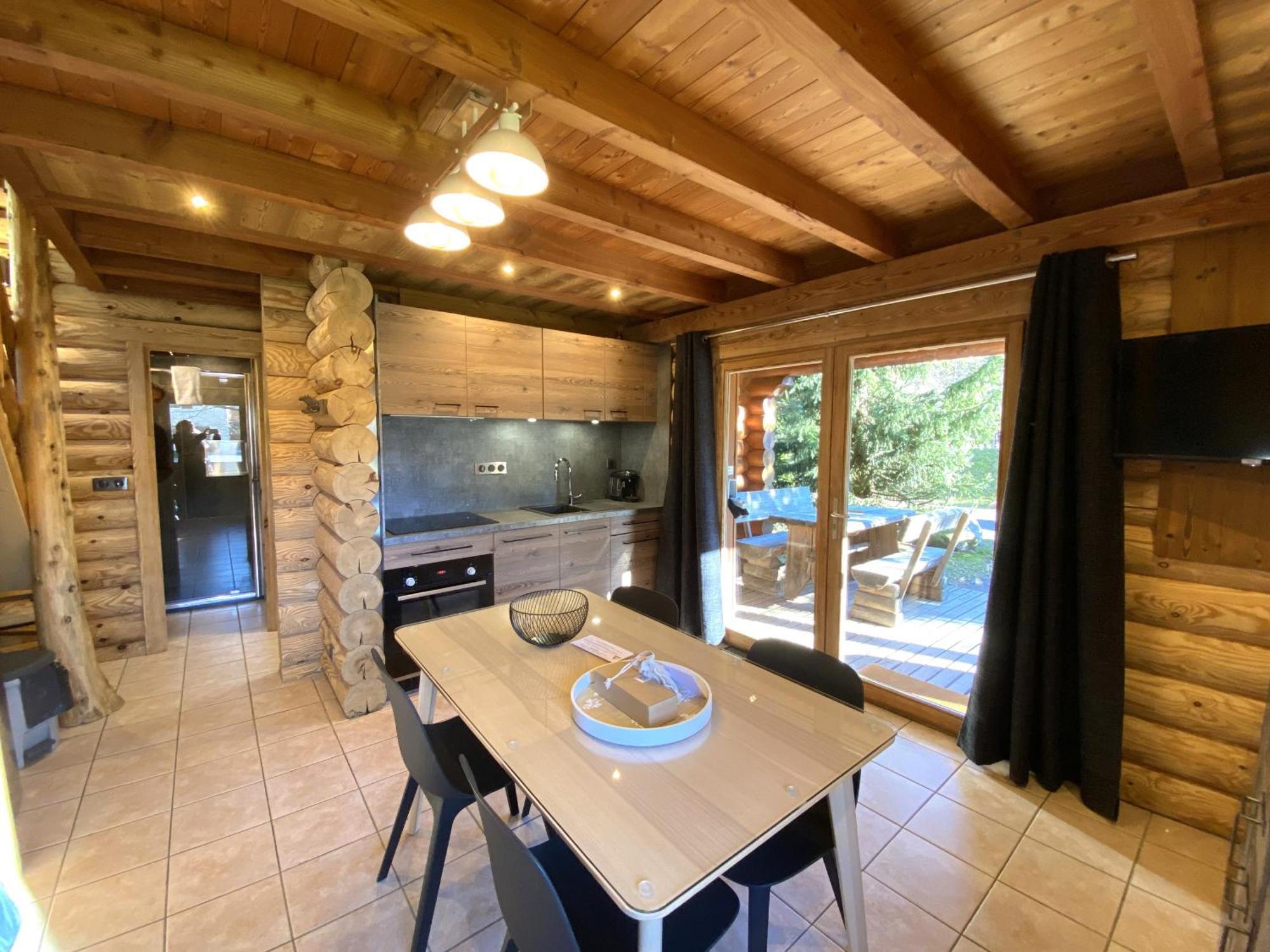L'Oursblanc Chalet En Rondins La Bresse Esterno foto