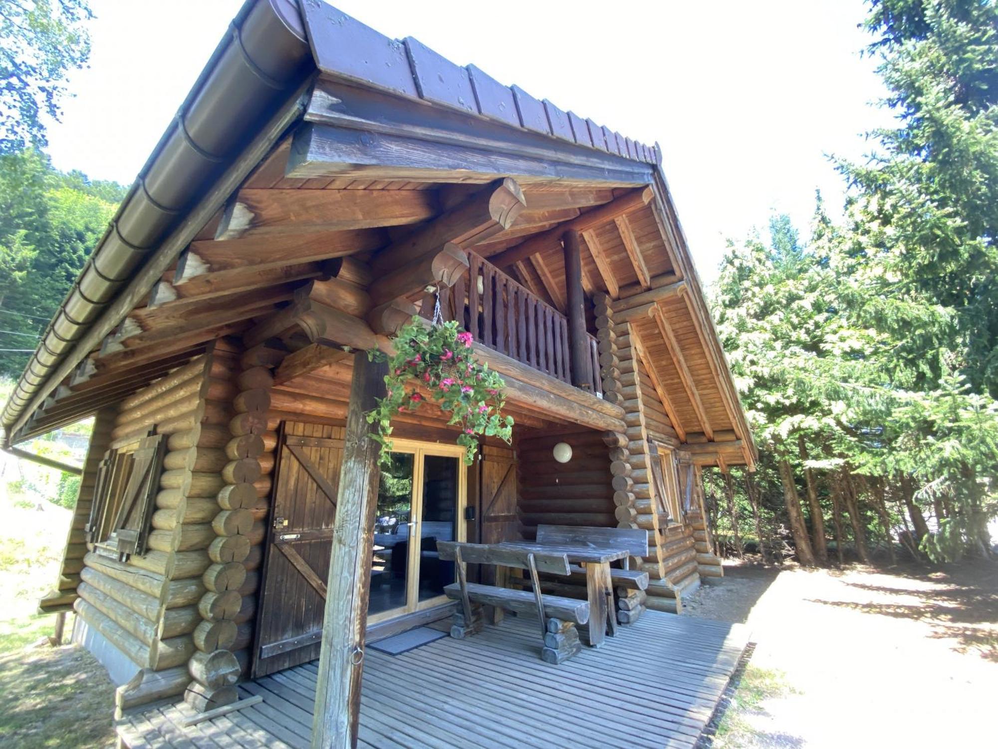 L'Oursblanc Chalet En Rondins La Bresse Esterno foto
