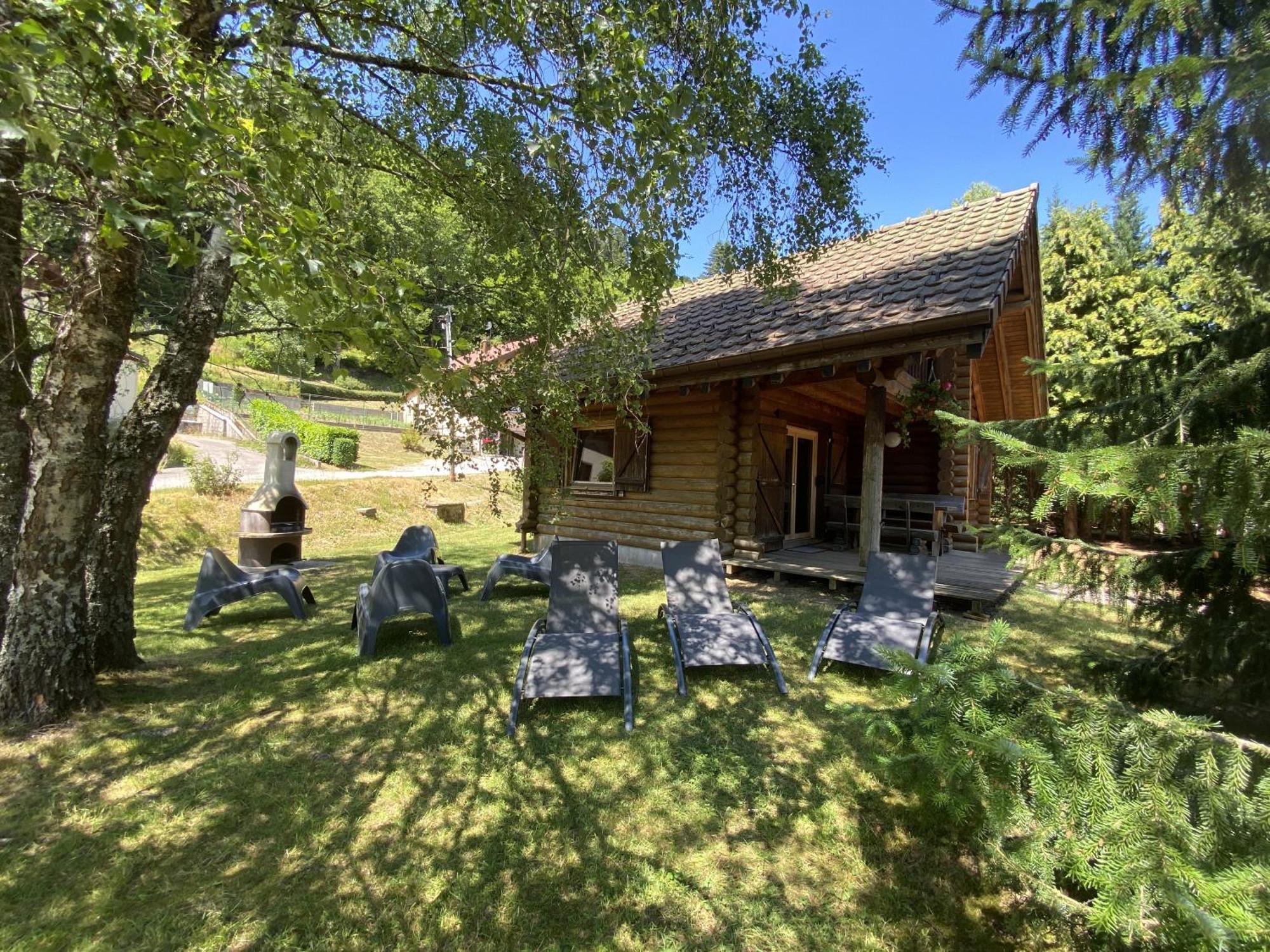 L'Oursblanc Chalet En Rondins La Bresse Esterno foto