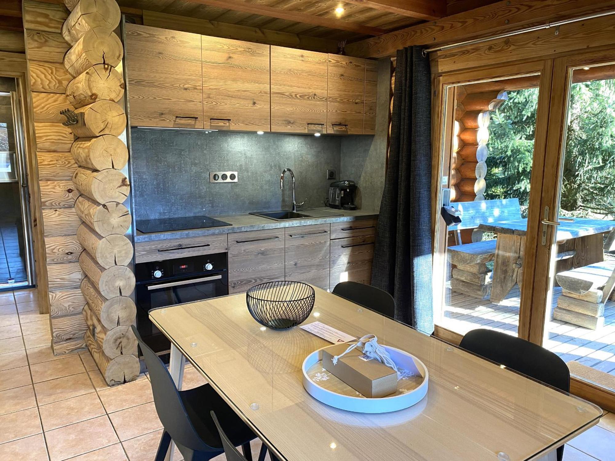 L'Oursblanc Chalet En Rondins La Bresse Esterno foto